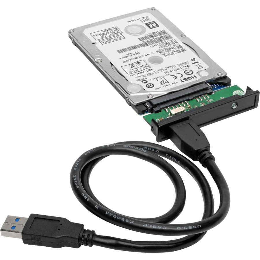 Boîtier de disque dur Tripp Lite by Eaton U457-025-AG2 - Interface hôte USB 3.1 - Prise en charge UASP externe - Noir U457-025-AG2