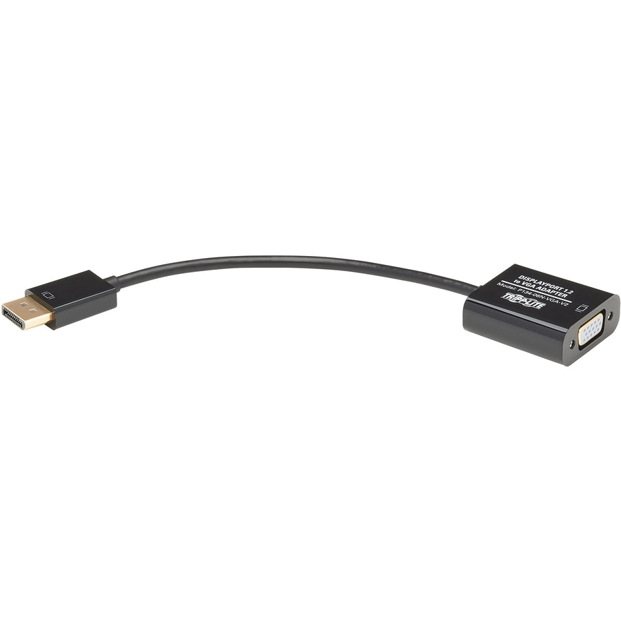 Adaptateur DisplayPort vers VGA Tripp Lite 6 pouces Convertisseur actif DP vers VGA M/F DPort 1.2 6" P134-06N-VGA-V2