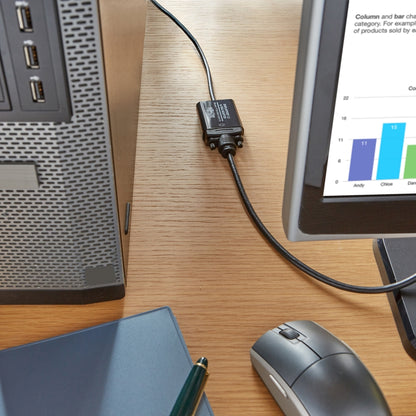 Adaptateur DisplayPort vers VGA Tripp Lite 6 pouces Convertisseur actif DP vers VGA M/F DPort 1.2 6" P134-06N-VGA-V2