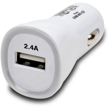 Chargeur USB pour tablette/téléphone de voiture Tripp Lite par Eaton, 5 V/2,4 A U280-001-C2