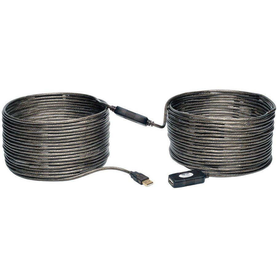 Câble d'extension répéteur actif USB 2.0 Tripp Lite par Eaton (AA M/F), 20 m (65 pi) U026-20M