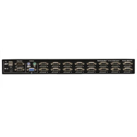 Commutateur KVM USB/PS2 à montage en rack 1U à 16 ports Tripp Lite - Boîtier en acier B042-016