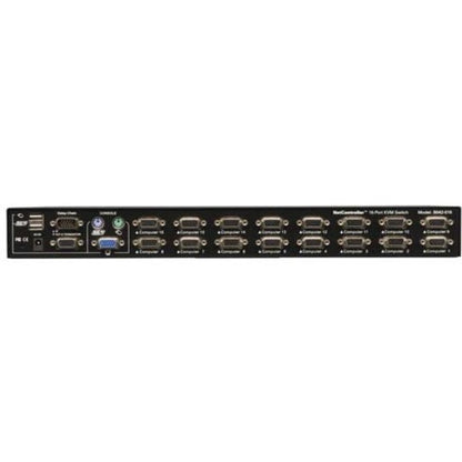 Commutateur KVM USB/PS2 à montage en rack 1U à 16 ports Tripp Lite - Boîtier en acier B042-016