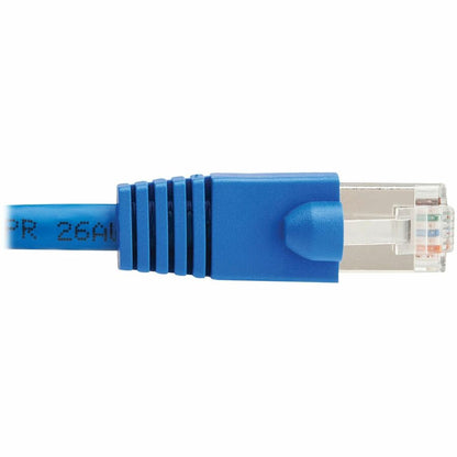 Câble Ethernet SSTP Cat8 40G sans accroc Tripp Lite par Eaton (RJ45 M/M), PoE, bleu, 0,6 m (2 pi) N272-F02-BL