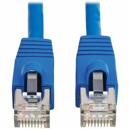Câble Ethernet SSTP Cat8 40G sans accroc Tripp Lite par Eaton (RJ45 M/M), PoE, bleu, 0,6 m (2 pi) N272-F02-BL