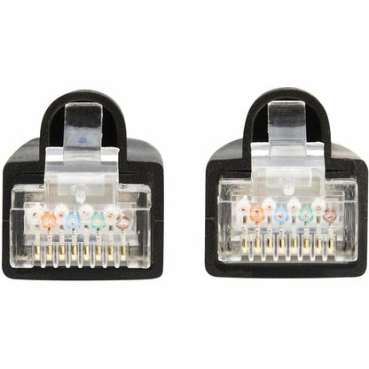 Câble Ethernet SSTP Cat8 40G sans accroc Tripp Lite par Eaton (RJ45 M/M), PoE, noir, 1,5 m (5 pi) N272-F05-BK