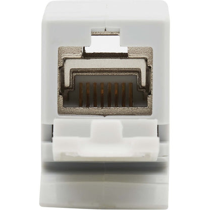 Tripp Lite by Eaton Cat6a Shielded In-Line DIN-Rail Mountable Snap-In Coupler (RJ45 F/F), TAA N235-D01-SH-6A