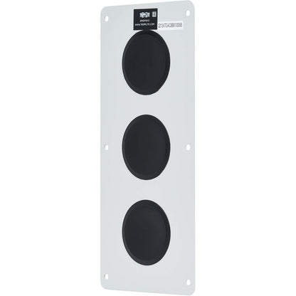 Tripp Lite by Eaton SmartRack Cable Gland Plate for NEMA-Rated Enclosure Cabinets, 3 Ports (2 in.) SRGP2KO