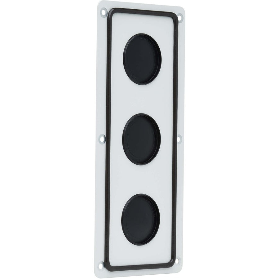 Tripp Lite by Eaton SmartRack Cable Gland Plate for NEMA-Rated Enclosure Cabinets, 3 Ports (2 in.) SRGP2KO