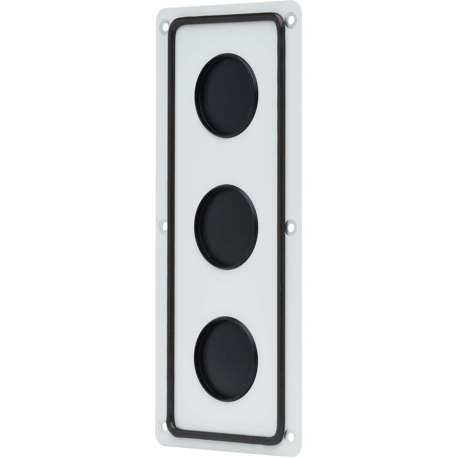 Tripp Lite by Eaton SmartRack Cable Gland Plate for NEMA-Rated Enclosure Cabinets, 3 Ports (2 in.) SRGP2KO