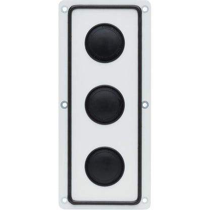 Tripp Lite by Eaton SmartRack Cable Gland Plate for NEMA-Rated Enclosure Cabinets, 3 Ports (2 in.) SRGP2KO
