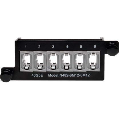Cassette de transfert 40 Go Tripp Lite (x 6) Coupleur MTP/MPO 12 fibres N482-6M12-6M12