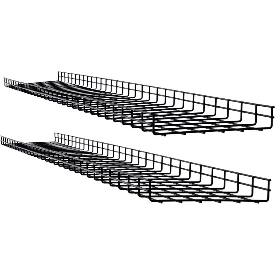 Chemin de câbles en treillis métallique Tripp Lite par Eaton - 300 x 50 x 1 500 mm (12 po x 2 po x 5 pi), paquet de 2 SRWB12210X2STR