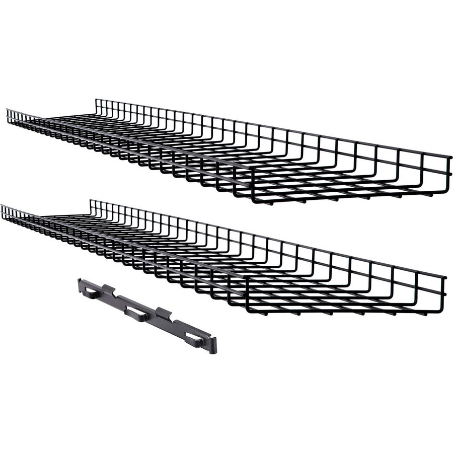 Chemin de câbles en treillis métallique Tripp Lite par Eaton - 300 x 50 x 1 500 mm (12 po x 2 po x 5 pi), paquet de 2 SRWB12210X2STR