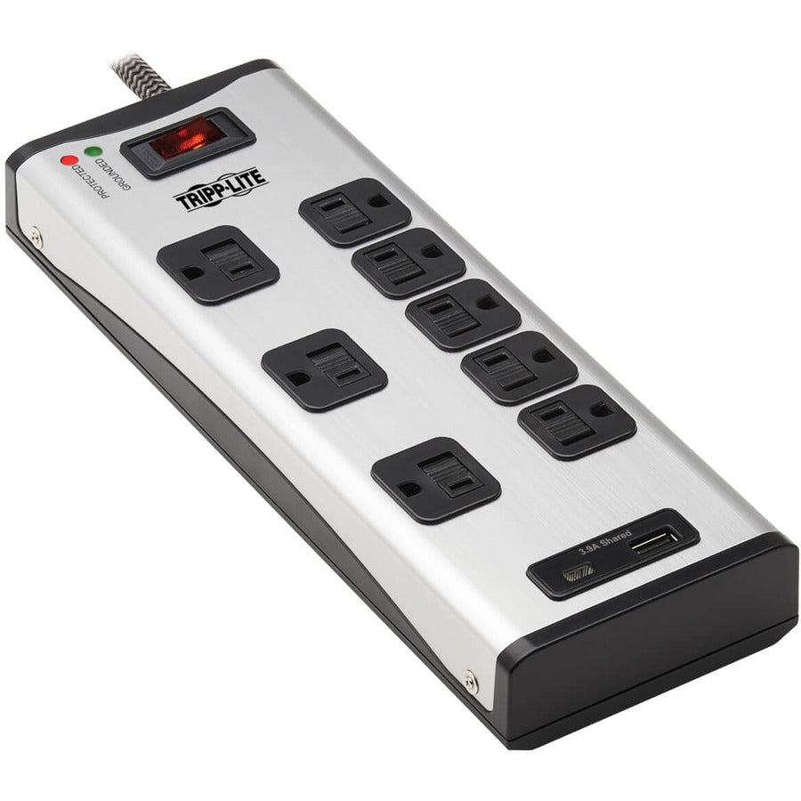 Parasurtenseur/protecteur de surtension à 8 prises Tripp Lite par Eaton Protect It! TLM88USBC TLM88USBC