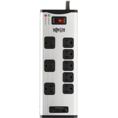 Parasurtenseur/protecteur de surtension à 8 prises Tripp Lite par Eaton Protect It! TLM88USBC TLM88USBC