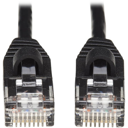 Câble de raccordement réseau UTP moulé Cat6a 10G anti-accroc Tripp Lite by Eaton (M/M), noir, 15 pi. N261-S15-BK