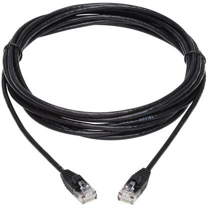 Câble de raccordement réseau UTP moulé Cat6a 10G anti-accroc Tripp Lite by Eaton (M/M), noir, 15 pi. N261-S15-BK