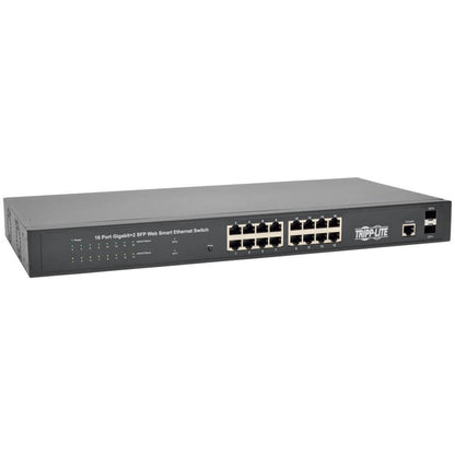 Commutateur réseau géré Web-Smart Gigabit L2 à 16 ports Tripp Lite par Eaton NGS16C2 NGS16C2