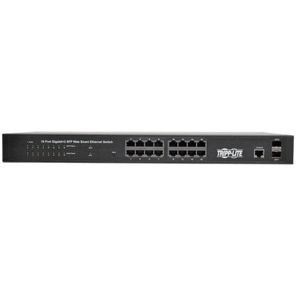 Commutateur réseau géré Web-Smart Gigabit L2 à 16 ports Tripp Lite par Eaton NGS16C2 NGS16C2