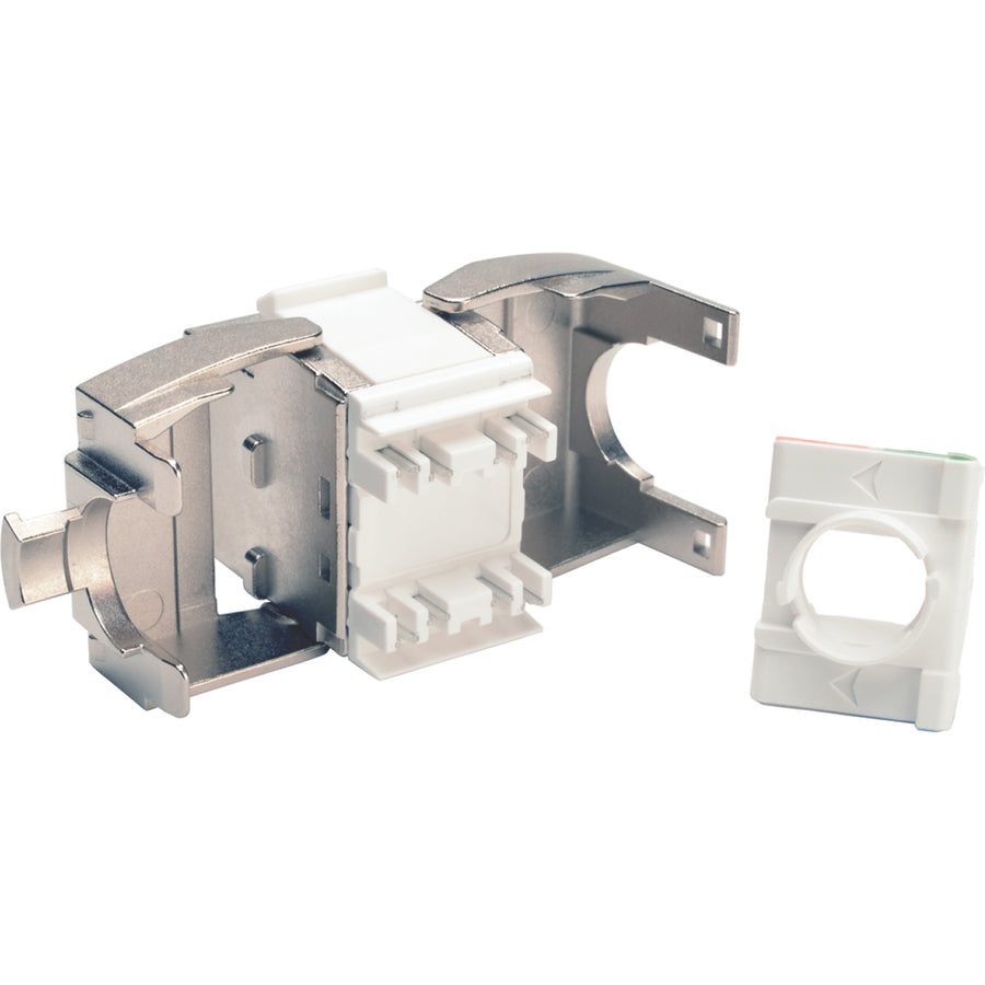 Prise Keystone Cat6a sans outil Tripp Lite par Eaton, gris BHDBT-001-KJ-GY
