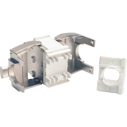 Prise Keystone Cat6a sans outil Tripp Lite par Eaton, gris BHDBT-001-KJ-GY