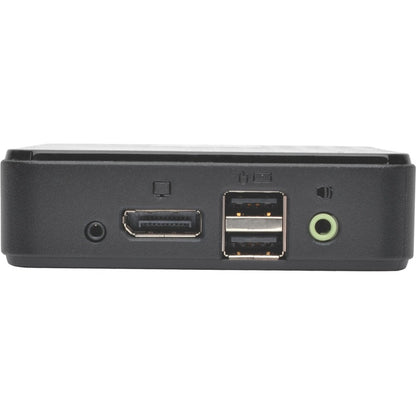 Commutateur KVM DisplayPort 1.2 à 2 ports Tripp Lite par Eaton avec audio, câbles et partage de périphériques USB B004-DP2UA2-K