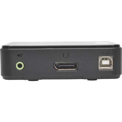 Commutateur KVM DisplayPort 1.2 à 2 ports Tripp Lite par Eaton avec audio, câbles et partage de périphériques USB B004-DP2UA2-K