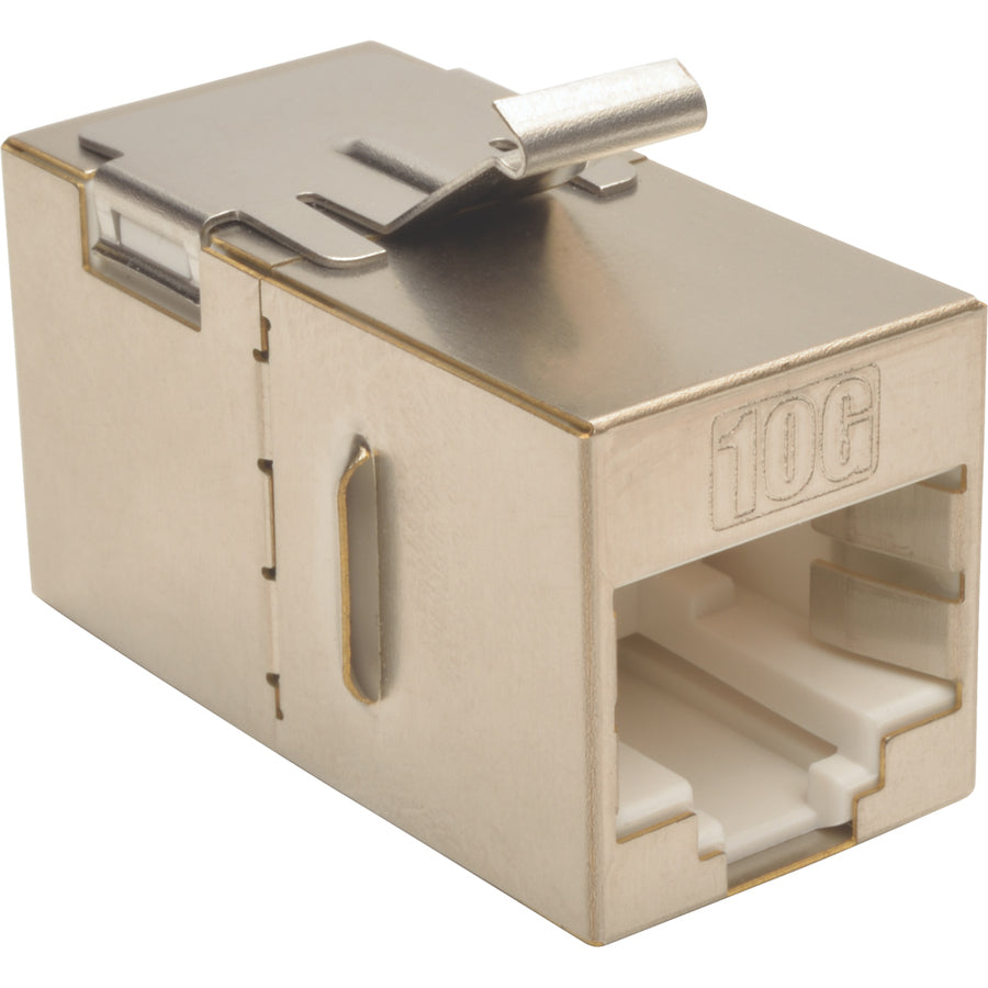 Coupleur modulaire blindé en ligne Cat6a droit Tripp Lite par Eaton (RJ45 F/F) N235-001-SH-6A
