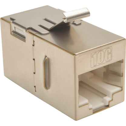 Coupleur modulaire blindé en ligne Cat6a droit Tripp Lite par Eaton (RJ45 F/F) N235-001-SH-6A