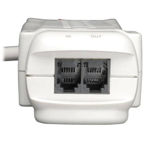Multiprise avec parasurtenseur Tripp Lite 120 V, 7 prises RJ11, cordon de 6 pi, 1 080 joules - 7 x NEMA 5-15R - 1 800 VA - 1 080 J - Entrée 120 V CA - Sortie 120 V CA SUPER6TEL