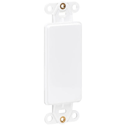 Plaque centrale Tripp Lite par Eaton, style Decora - Vertical, vierge N042D-100V-WH