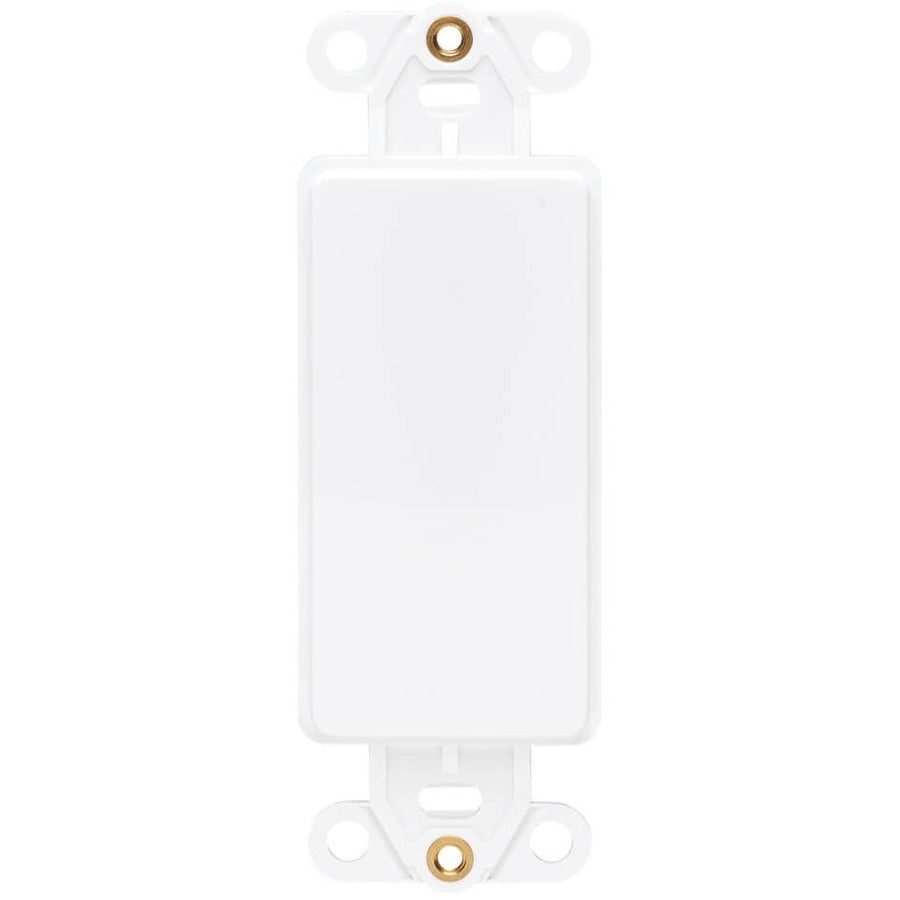 Plaque centrale Tripp Lite par Eaton, style Decora - Vertical, vierge N042D-100V-WH
