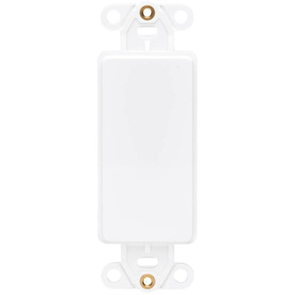 Plaque centrale Tripp Lite par Eaton, style Decora - Vertical, vierge N042D-100V-WH