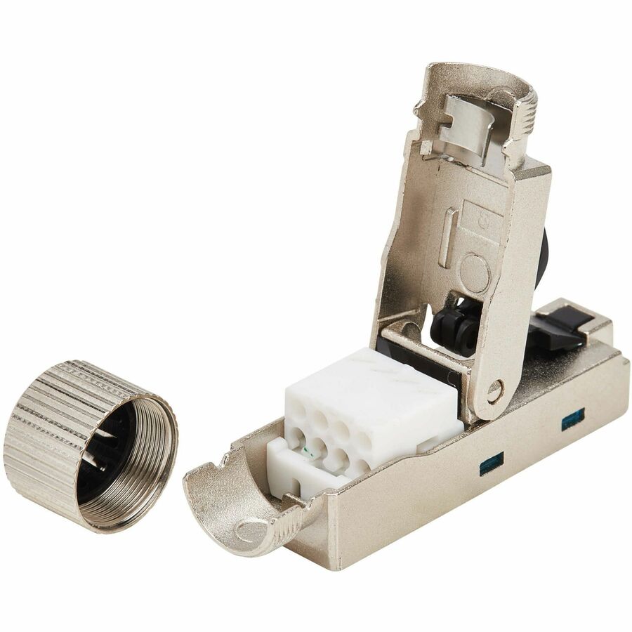 Tripp Lite by Eaton Cat6a Class EA STP Field-Termination Plug, 568A/568B, TAA N232-SHC6A-1