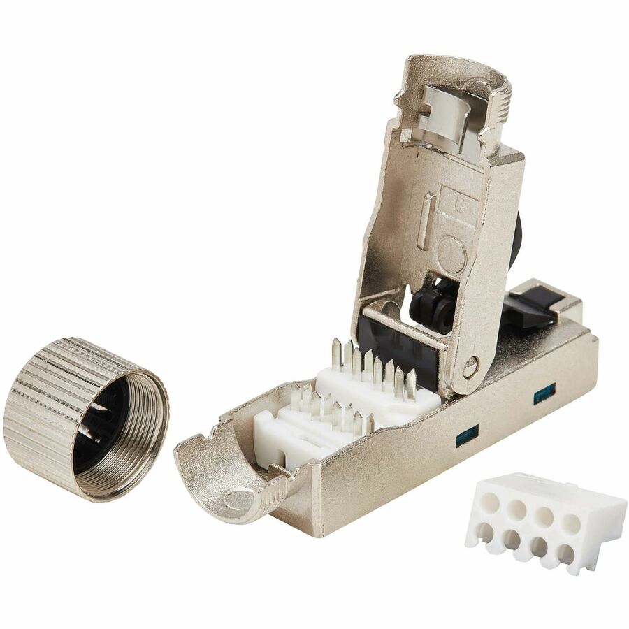 Tripp Lite by Eaton Cat6a Class EA STP Field-Termination Plug, 568A/568B, TAA N232-SHC6A-1