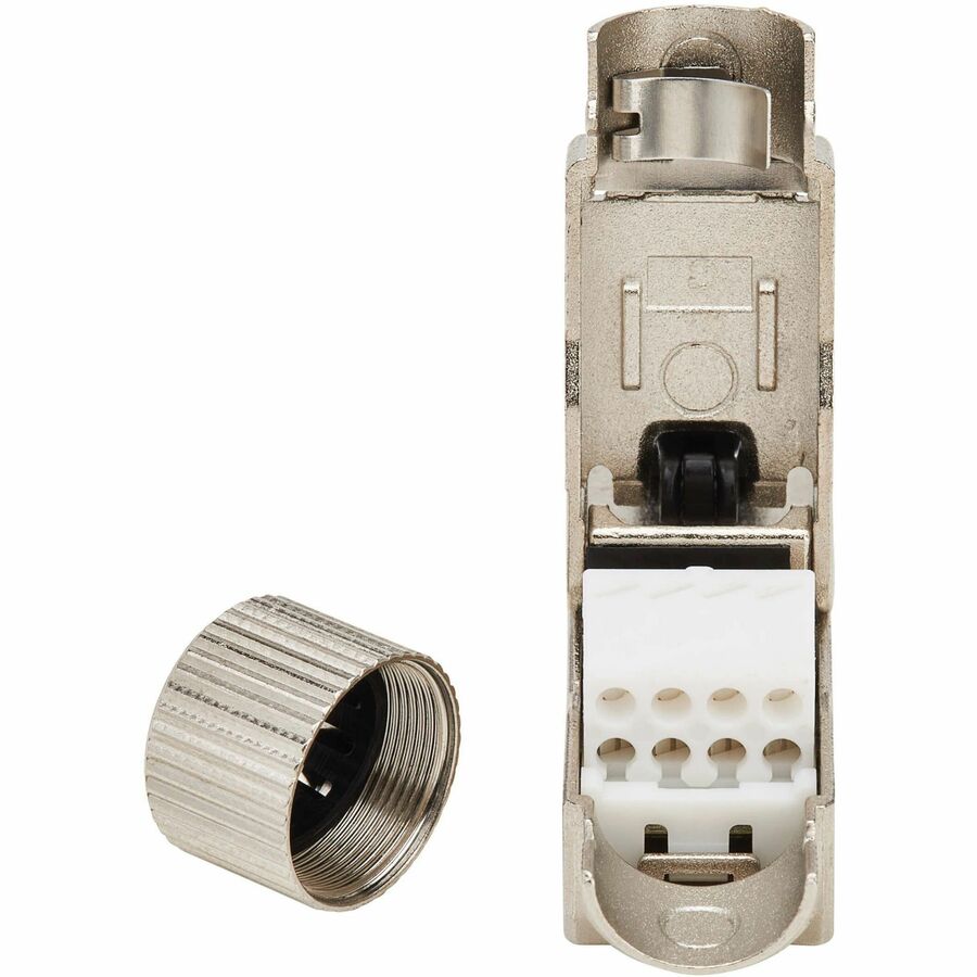 Tripp Lite by Eaton Cat6a Class EA STP Field-Termination Plug, 568A/568B, TAA N232-SHC6A-1