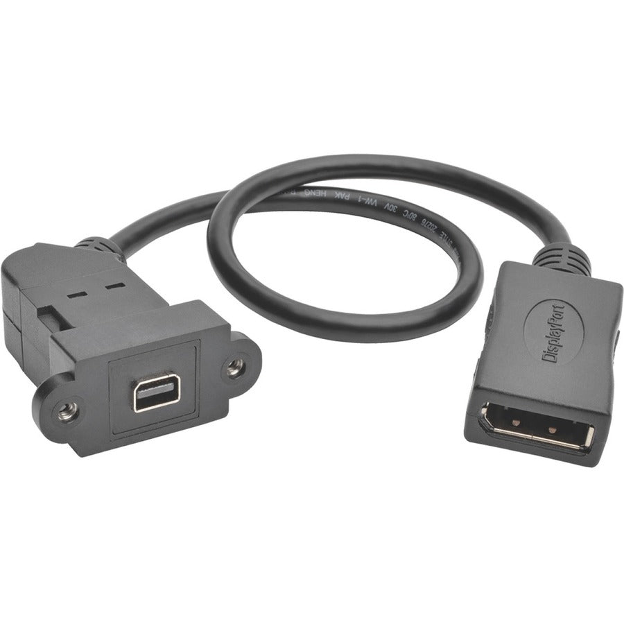 Câble audio/vidéo Mini DisplayPort/DisplayPort Tripp Lite par Eaton P169-001-KPA-BK P169-001-KPA-BK