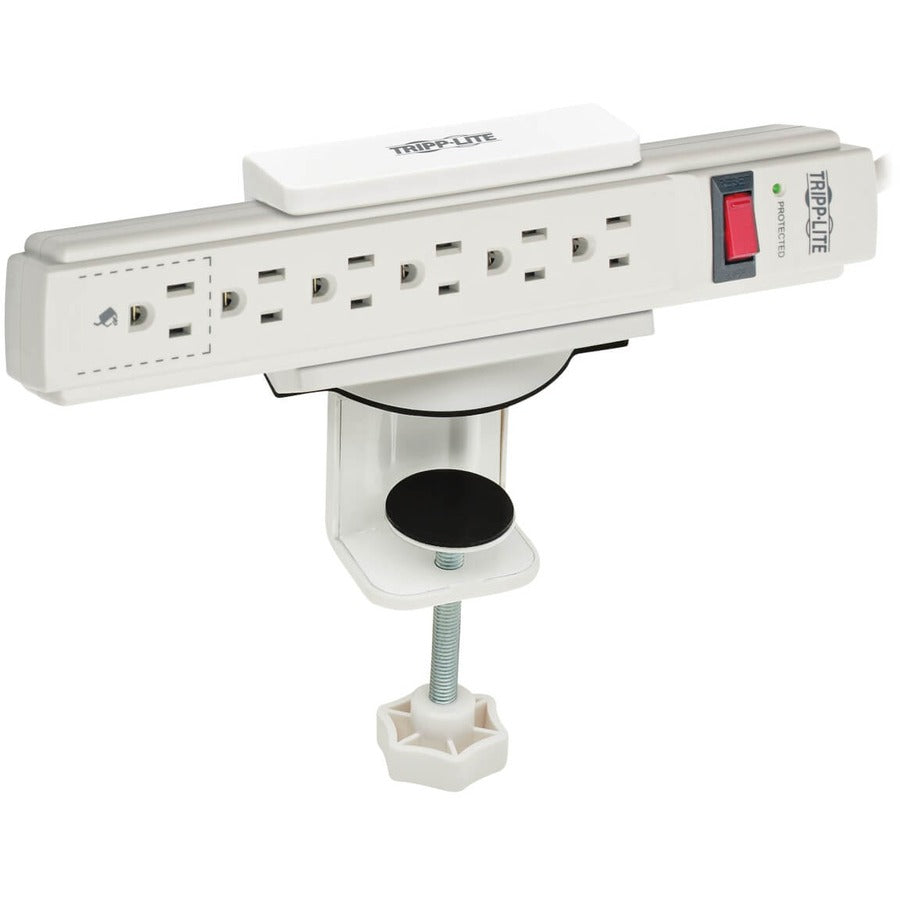 Support de serrage pour multiprise et parasurtenseur Tripp Lite by Eaton CLAMPUSW - Blanc CLAMPUSW