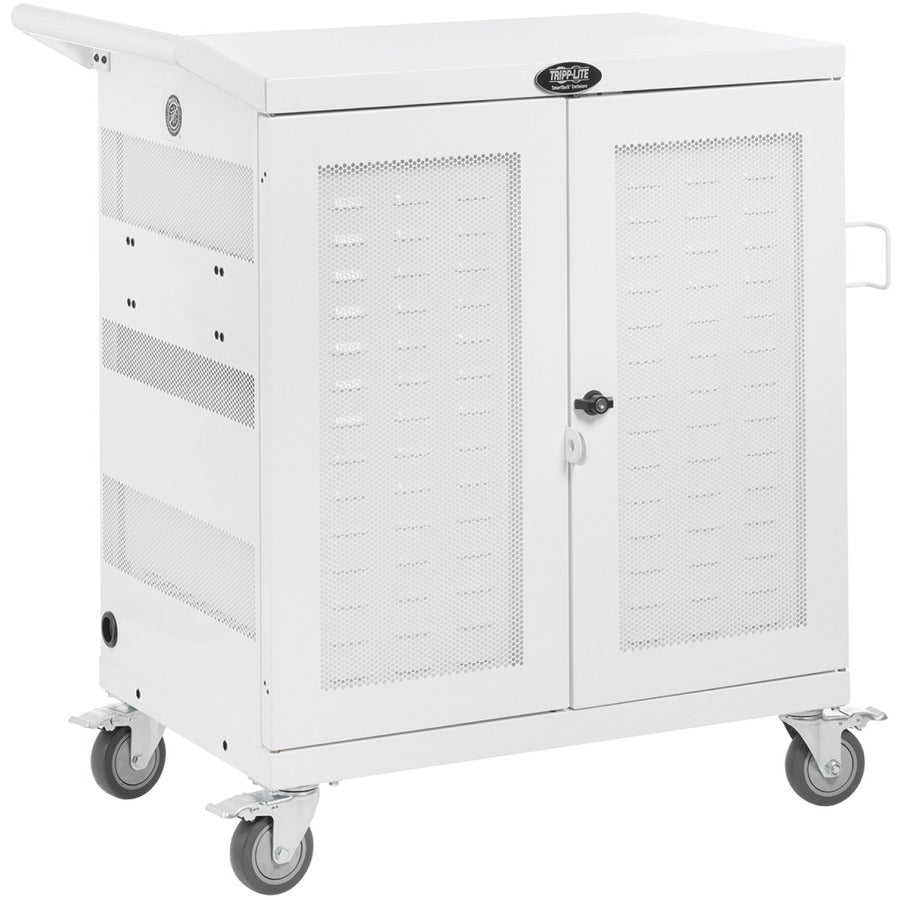 Chariot de chargement UV de qualité hospitalière pour 32 appareils Tripp Lite par Eaton CSC32USBWHG, blanc CSC32USBWHG