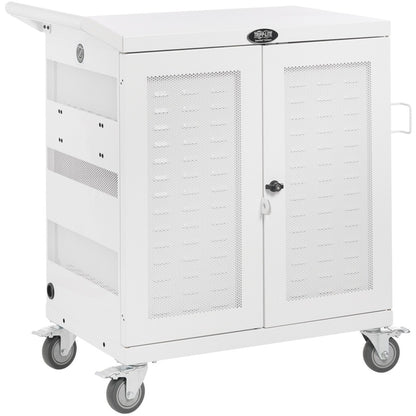 Chariot de chargement UV de qualité hospitalière pour 32 appareils Tripp Lite par Eaton CSC32USBWHG, blanc CSC32USBWHG