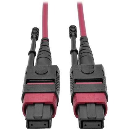 Câble de raccordement multimode MTP/MPO Tripp Lite par Eaton N845-05M-12-MG, magenta, 5 m N845-05M-12-MG