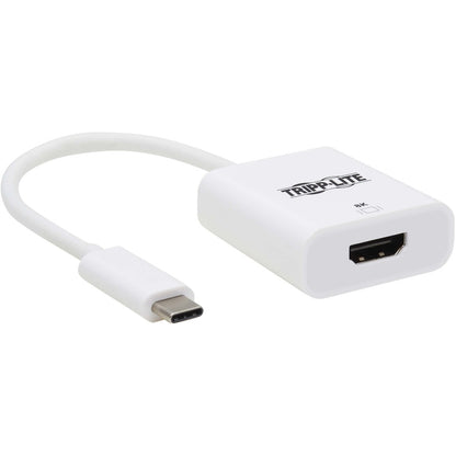 Adaptateur USB-C vers HDMI Tripp Lite par Eaton (M/F) - 8K, HDR, 4:4:4, HDCP 2.3, blanc U444-06N-HD8KW