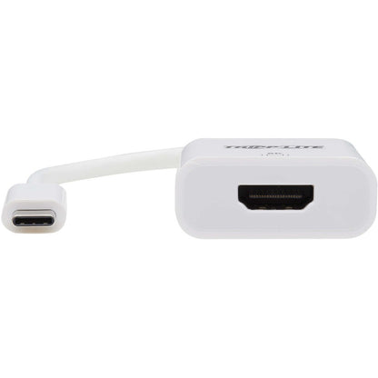 Adaptateur USB-C vers HDMI Tripp Lite par Eaton (M/F) - 8K, HDR, 4:4:4, HDCP 2.3, blanc U444-06N-HD8KW