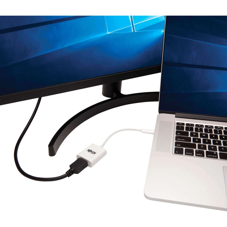 Adaptateur USB-C vers HDMI Tripp Lite par Eaton (M/F) - 8K, HDR, 4:4:4, HDCP 2.3, blanc U444-06N-HD8KW