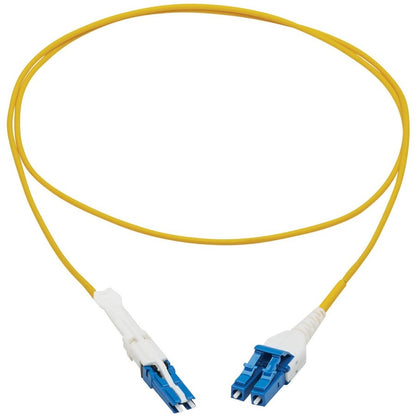 Câble à fibre optique monomode duplex 400 Gb 9/125 OS2 Tripp Lite par Eaton N381L-01M, jaune, 1 m N381L-01M