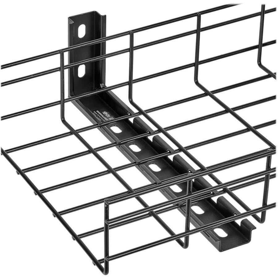 Tripp Lite by Eaton SmartRack SRWBWALLBRKT Mounting Bracket for Cable Tray - Black SRWBWALLBRKT