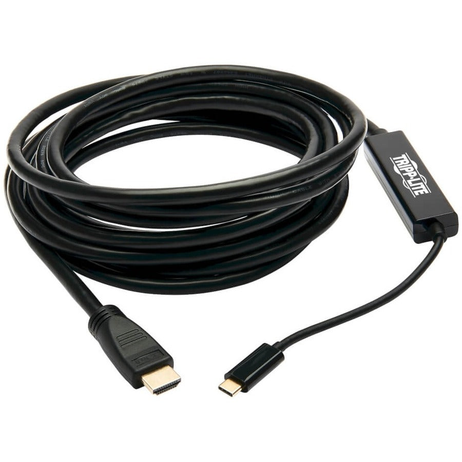 Adaptateur USB-C vers HDMI Tripp Lite par Eaton U444-015-H4K6BM, M/M, noir, 15 pi. U444-015-H4K6BM