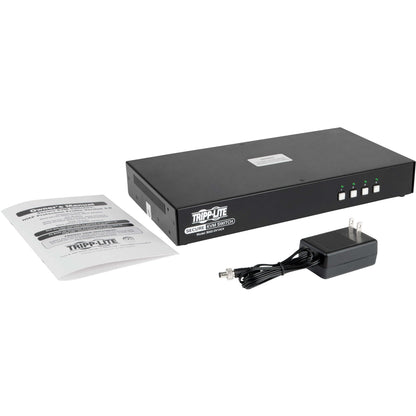 Commutateur KVM DVI-I 4 ports certifié NIAP PP3.0 Tripp Lite par Eaton B002-DV1AC4 B002-DV1AC4
