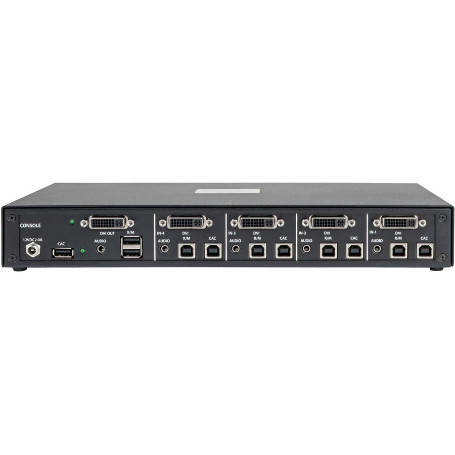 Commutateur KVM DVI-I 4 ports certifié NIAP PP3.0 Tripp Lite par Eaton B002-DV1AC4 B002-DV1AC4